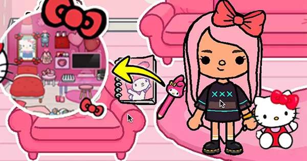 How Many Friends You'll Make In 2022 Based On Your Toca Life & Hello Kitty House Design